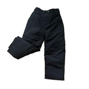 Unisex Children’s Place Pull On Ski Snow Pants Black Adjustable Size 4